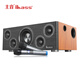 ibass solomax大功率藍牙K歌音箱電腦手機電視投影儀低音炮桌面木質2.0有源臺式音響 K歌旗艦版【橡木】