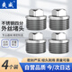 爽威四分外絲堵頭不銹鋼 內(nèi)絲水管堵絲堵帽4分 4支裝 F-4分堵帽