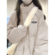 俞兆林羽絨棉服女2025新款冬季外套短款羽絨棉服小個(gè)子學(xué)生棉襖面包服女 白色 S 【建議105斤以?xún)取? title=