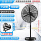 楊·柳·清·泉（Willow Spring）大功率工業(yè)電風(fēng)扇落地扇強力墻壁掛式大型風(fēng)力機械立式工廠(chǎng)車(chē)間大風(fēng)扇搖頭家用商用燒烤750牛角扇 FS-75落地【鎂合金葉 升降桿 超大風(fēng)】質(zhì)保五年