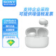 索尼（SONY） LinkBuds S真無(wú)線(xiàn)降噪耳機 智能免摘 藍牙5.2 LS900N舒適入耳 運動(dòng)防水耳機 白色