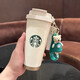 星巴克（Starbucks）保溫杯女士杯子限量版316不銹鋼水杯高顏值生日禮物咖啡杯圣誕節 520ml白金女神＋小熊掛墜
