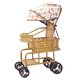 嬰兒推車(chē)竹藤輕便夏季大護欄輕便藤椅藤編竹編寶寶小兒坐式手推車(chē) 大護欄車(chē)+遮陽(yáng)棚