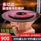 億驍回風(fēng)爐冬季柴火灶加厚農村取暖爐節能采暖爐柴煤兩用多功能烤火爐 1.2米防爆玻璃上轉【柴煤兩用爐】