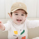 E.mirreh伊米倫兒童鴨舌帽時(shí)尚親子帽子遮陽(yáng)帽顯臉小百搭帽子男寶寶棒球帽 卡其色-R款 48/50CM建議1-2歲