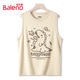 班尼路（Baleno）背心男夏季潮流ins休閑純棉上衣青少年運(yùn)動(dòng)寬松無袖坎肩