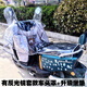 醉米電動(dòng)車車頭防雨罩擋風(fēng)被專用防暴雨透明防風(fēng)防塵車罩一體通用雨披 有鏡套款+升級(jí)坐墊