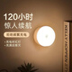小米鍋巴學生宿舍小夜燈充電節(jié)能床頭臥室感應(yīng)燈不插電小臺燈磁吸走廊壁燈 [按鍵開關(guān)無感應(yīng)]1個裝[白光