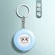西語(yǔ)（XIYU） 加長(cháng)2米皮卷尺卡通迷你皮尺便攜自動(dòng)伸縮鑰匙扣尺子測量三圍身高隨身尺量衣服軟尺可定制 貓咪款卷尺【1個(gè)裝】