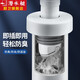 潛水艇（Submarine）密封塞 洗手盆面盆洗菜盆下水管下水道防臭密封圈塞 防返臭神器 【一只】防臭密封塞50/75管通用