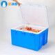 暖冰熊60L80L外賣送餐保溫箱擺攤戶外33L-45L食品級(jí)內(nèi)膽塑料泡沫保鮮箱 80L藍(lán)色翻蓋款