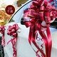 TaTanice 婚車?yán)? 結(jié)婚手拉花婚車后視鏡把手裝飾花球蝴蝶結(jié)絲帶扎花