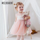 Milkbarn女童連衣裙夏季小女孩洋氣公主裙兒童吊帶紗裙子 大象 80 cm