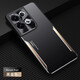 譽(yù)皮匠 適用于oppo reno8pro手機殼金屬背板鏡頭保護全包防摔男女款 reno8pro+【黑金】
