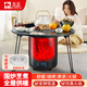 駱駝智能語(yǔ)音取暖器遠紅外線(xiàn)速熱電暖器暖風(fēng)機取暖爐3D仿真碳火焰壁爐取暖器圍爐煮茶烤火爐小太陽(yáng) 圍爐取暖器【配暖桌+燒烤架】【語(yǔ)音控制】