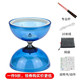 華鈴雙輪五軸空竹5軸雙頭初學(xué)發(fā)光兒童成人空竹專賣校園空竹小學(xué)生 小號(hào)藍(lán)色（全套） 五軸