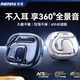 remax空氣骨傳導開(kāi)放式不入耳162大動(dòng)圈HIFI重低音ENC智能降噪無(wú)線(xiàn)掛耳式藍牙耳機運動(dòng)跑步防水防汗60H 藍ENC降噪重低音60H水晶殼保護套 標準版