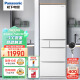 松下（Panasonic）日本进口 490升自动制冰 纳诺怡除菌一级能效多门家冰箱 大白桃PLUS NR-EC57XT-W5 雅典白