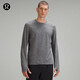 lululemon丨Surge Warm 男士長(zhǎng)袖運(yùn)動(dòng)衫 LM3DGZS 海鷗灰蒸汽灰混色 S