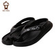 BAIHOU白猴糾正大腳趾涼拖鞋拇指外翻矯正分趾功能拖鞋 G-01黑色35-36