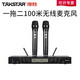 得勝（TAKSTAR） G5 一拖二無(wú)線(xiàn)麥克風(fēng)話(huà)筒手持U段100米專(zhuān)業(yè)舞臺演出會(huì )議工程UHF唱歌主持