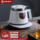 友家鋪子（Biooner）煮茶器噴淋式煮茶壺蒸汽式黑茶壺辦公室家用燒水壺 迷你養生壺花茶壺 白色智能款（方形把手） 0.8L