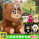 優(yōu)邁蠟筆小新周邊擺件盲盒搪膠娃娃毛絨玩具公仔掛件生日禮物送男女孩 【超大號23cm】小新毛絨盲盒單只