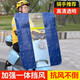 迪普爾電動車擋風板冬天電瓶摩托車前防風罩塑料透明擋雨板水滴珠+綁繩