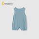 童泰（TONGTAI）嬰兒連體夏季薄款衣服無痕家居內(nèi)衣爬服TS42X485-DS梅藍73cm