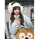 CTOX甜美格子立領(lǐng)棉服女2025冬季新款少女感可愛(ài)寬松加厚小個(gè)子面包服 格紋 M 100-110斤