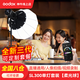 神牛（Godox）SL300W三代直播補光燈LED攝影套裝視頻拍攝常亮燈 SL300三代單燈+65cm柔光球+2.8米燈架 官方標配
