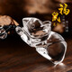靜晶閣天然白水晶小老鼠吊墜男女立體生肖鼠項(xiàng)鏈?zhǔn)罪棻久甓Y物掛件