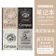 國譽（KOKUYO）迪士尼聯(lián)名系列Campus無線裝訂本學生8mm點線無線筆記本子B5記事本 復(fù)古迪士尼系列【B5/40頁/4本裝】