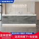 擱家升財(cái)公司前臺(tái)接待臺(tái)服裝店商鋪收銀臺(tái)培訓(xùn)機(jī)構(gòu)辦公前臺(tái)咨詢(xún)臺(tái) 灰石紋色+白色柜體 220X60X100cm