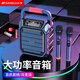 山水（SANSUI）E5無線藍(lán)牙便攜式音箱小型家用收音機(jī)手提戶外大音量廣場(chǎng)舞音響功放一體機(jī)K歌大功率重低音炮 E5【至尊版】雙麥帶32G優(yōu)盤