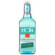 永豐牌北京二鍋頭清香型白酒出口小方瓶翡翠42度純糧酒500ml*1瓶