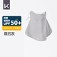 Keep防曬面罩女士冰絲護頸掛耳全臉透氣面紗薄款防紫外線(xiàn) 隕石灰
