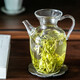 淳意日式耐熱玻璃茶壺小號綠茶花茶執壺帶濾網(wǎng)可加熱公道杯家用泡茶壺 綠茶壺單個(gè)約300ml