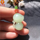 玉御緣原創(chuàng  )新款真品和田玉猴子吊墜玉石掛件十二生肖猴子煙紫立體男女 和田清水猴吊墜+證書(shū)+精美包裝