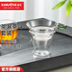 金灶（KAMJOVE） 玻璃茶漏茶斗 茶濾網(wǎng)過濾器耐高溫玻璃濾茶器功夫茶具配件GO-08 套組