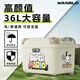 萬(wàn)仕龍電動(dòng)車(chē)后備箱通用大容量適用九號雅迪愛(ài)瑪電瓶踏板摩托車(chē)尾箱儲物 36L【燕麥咖】+內襯+小狗貼紙 市面新款四位密碼鎖尾箱