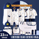 圣菲小象 嬰兒衣服春夏秋冬套裝禮盒新生兒衣服滿月禮包初生寶寶衣服 四季款藍色皇冠23件套 66cm （3-6個月）