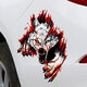 驅派汽車(chē)貼紙遮劃痕車(chē)身拉花個(gè)性劃痕遮擋防水防曬車(chē)門(mén)引擎蓋車(chē)貼貼紙 血狼右邊（18*25cm）