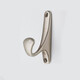 姿本潤（ZIBENRUN）打孔單個(gè)掛衣鉤掛鉤壁掛墻壁門(mén)后掛衣服鉤歐式單鉤創(chuàng  )意衣帽單鉤 【打孔】07沙鎳