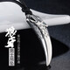 帶證書 貝美芬925銀項(xiàng)鏈 男款吊墜刻字銀狼牙項(xiàng)鏈霸氣男士飾品個性時尚 大號約15克