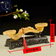 泰禧閣天然黃玉如意擺件吉祥飾品客廳玄關(guān)中式辦公擺設(shè)開(kāi)業(yè)喬遷禮品 黑梓木 80cm