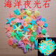逸樂(lè )寵魚(yú)缸造景夜光石底部裝飾品小擺件布景七彩熒光石頭樹(shù)脂烏龜缸裝飾 海洋款夜光石60粒（混色搭配）每粒約2-4cm