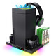 索天XboxSeriesX主機智能溫控底座散熱風(fēng)扇帶RGB燈效xsx多功能支架