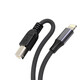 DRACO 適用于lightning轉(zhuǎn)MIDI線Typec手機(jī)平板電鋼琴電子鼓樂器連接OTG內(nèi)錄線 蘋果轉(zhuǎn)MIDI 1.5米