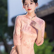 杜艷枝2024新中式改良秋季粉色麂皮絨少女年輕款顯瘦甜美減齡長款旗袍裙 粉竹葉麂皮絨 M 90-100  (1米6身高標(biāo)準(zhǔn))